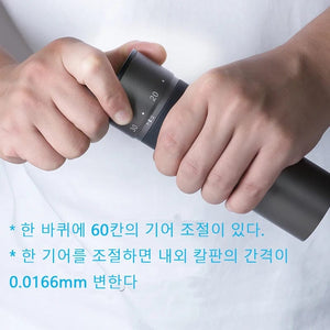 Planet Gates Kingrinder K4 /K6 manual coffee grinder portable mill 420stainless steel 48mm stainless steel Titanium plating burr