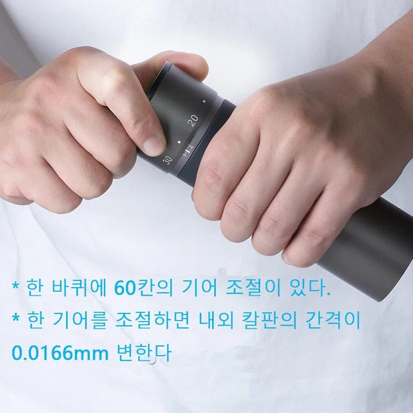 Planet Gates Kingrinder K4 /K6 manual coffee grinder portable mill 420stainless steel 48mm stainless steel Titanium plating burr