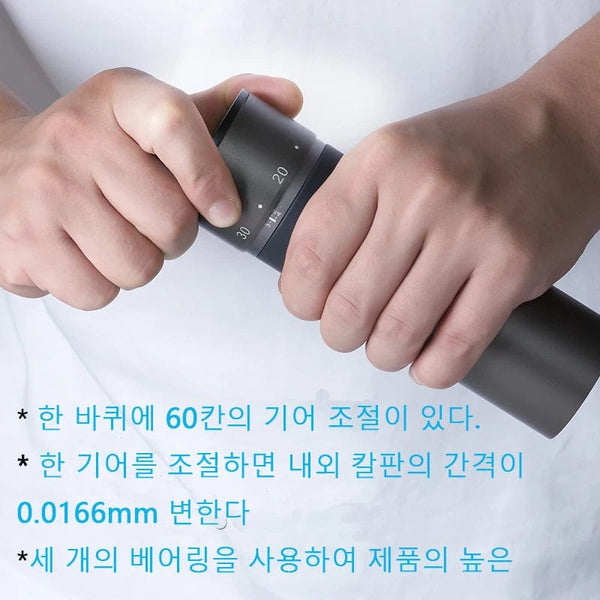 Planet Gates Kingrinder K4 /K6 manual coffee grinder portable mill 420stainless steel 48mm stainless steel Titanium plating burr