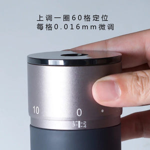 Planet Gates Kingrinder K4 /K6 manual coffee grinder portable mill 420stainless steel 48mm stainless steel Titanium plating burr