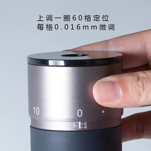 Planet Gates Kingrinder K4 /K6 manual coffee grinder portable mill 420stainless steel 48mm stainless steel Titanium plating burr