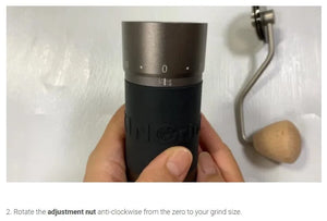 Planet Gates Kingrinder K4 /K6 manual coffee grinder portable mill 420stainless steel 48mm stainless steel Titanium plating burr