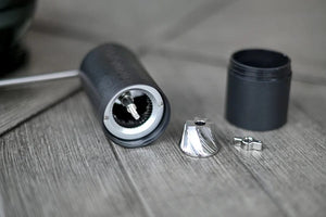 Planet Gates KINGrinder P0/P1/P2 Lightweight Manual Hand Coffee Grinder for Moka pot Drip with Assembly Consistency Stainless Steel