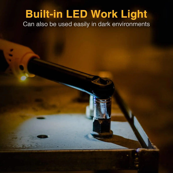 Planet Gates Kingtree Cordless Electric Charging Wrench 12V Extended 6" Head Ratchet Wrench Lithium Battery Hand Tool High Torque Power Tools