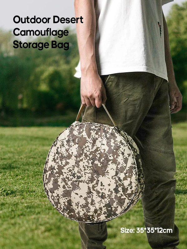 Planet Gates KINSCOTER 10000mAh Outdoor Camping Fan, 11inch Large Ceiling Fan with LED Lighting, Multifunction Air Circulator Cooler Fan