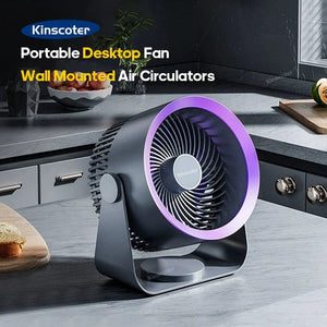 Planet Gates KINSCOTER Multifunctional Electric Fan Circulator Wireless Portable Home Quiet Ventilator Desktop Wall Ceiling Fan Air Cooler