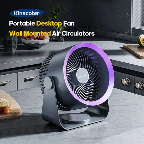 Planet Gates KINSCOTER Multifunctional Electric Fan Circulator Wireless Portable Home Quiet Ventilator Desktop Wall Ceiling Fan Air Cooler