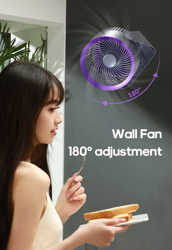 Planet Gates KINSCOTER Multifunctional Electric Fan Circulator Wireless Portable Home Quiet Ventilator Desktop Wall Ceiling Fan Air Cooler