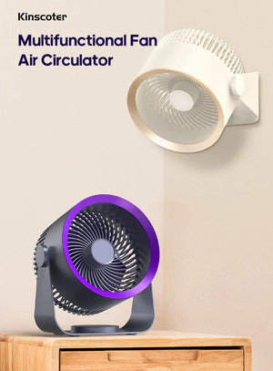 Planet Gates KINSCOTER Multifunctional Electric Fan Circulator Wireless Portable Home Quiet Ventilator Desktop Wall Ceiling Fan Air Cooler