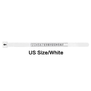 Planet Gates KISMIS 1PC White/Black US/EU Sizes Wedding Ring Band Ring Sizer Measure Genuine Tester Finger Gauge Jewelry Accessory Tools