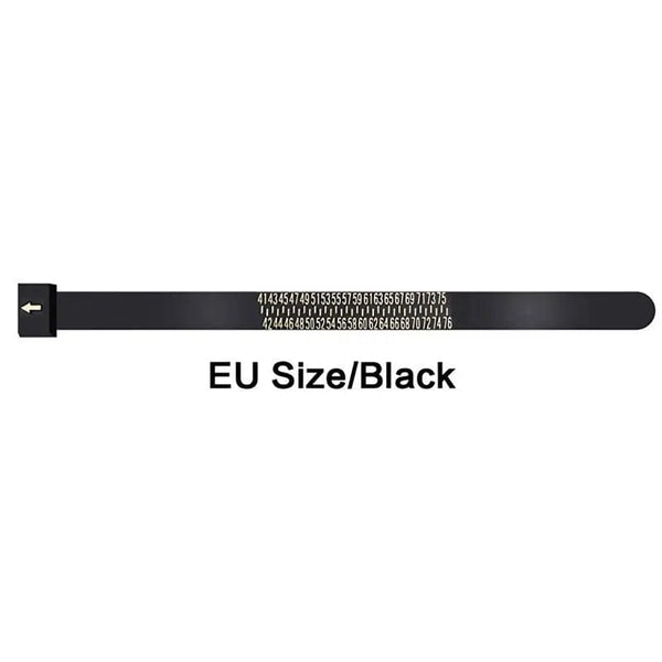 Planet Gates KISMIS 1PC White/Black US/EU Sizes Wedding Ring Band Ring Sizer Measure Genuine Tester Finger Gauge Jewelry Accessory Tools