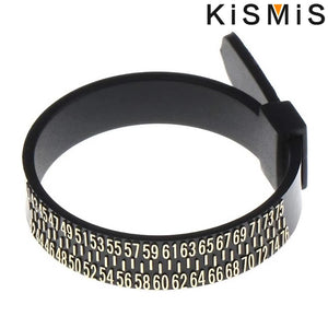 Planet Gates KISMIS 1PC White/Black US/EU Sizes Wedding Ring Band Ring Sizer Measure Genuine Tester Finger Gauge Jewelry Accessory Tools