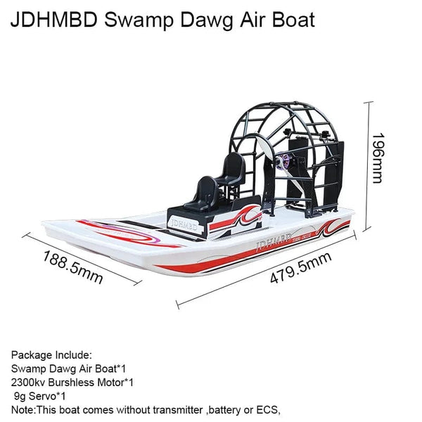 Planet Gates KIT GARTT JDHMBD KIT High Speed Swamp Dawg boat Remote Control Two Channels Big Sale Turbo Cruise RC High Speed Brushless wind boat