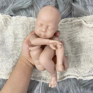Planet Gates Kit With Cloth Body Mini bebe reborn kit Luna 12 Inches Reborn Baby Vinyl Doll Kit Unpainted Unassembled Doll Parts DIY Blank Reborn Doll Kit