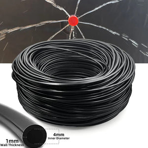 Planet Gates KIT001-20M 5M-30M Outdoor Misting Cooling System Garden Irrigation Watering 1/4'' Brass Atomizer Nozzles 4/7mm Hose for Patio Greenhouse