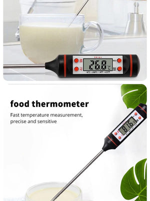 Planet Gates Kitchen Food Baking Digital Thermometer Electronic Probe Type Digital Display Liquid Grill Thermometer