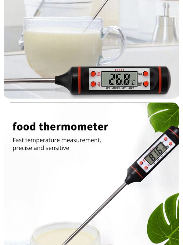 Planet Gates Kitchen Food Baking Digital Thermometer Electronic Probe Type Digital Display Liquid Grill Thermometer