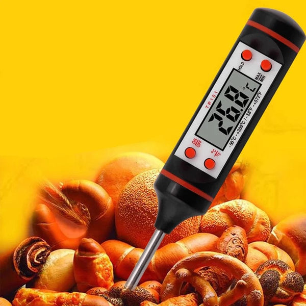 Planet Gates Kitchen Food Baking Digital Thermometer Electronic Probe Type Digital Display Liquid Grill Thermometer