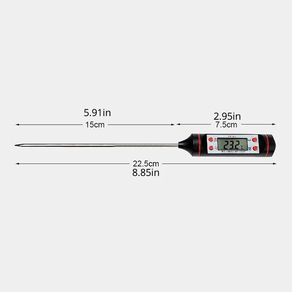 Planet Gates Kitchen Food Baking Digital Thermometer Electronic Probe Type Digital Display Liquid Grill Thermometer