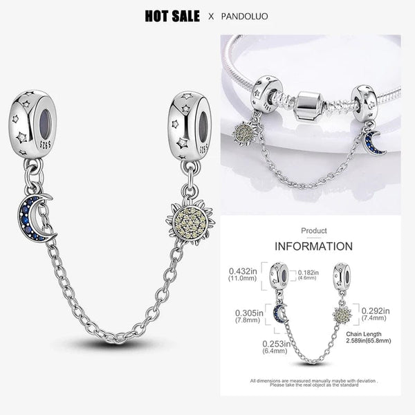 Planet Gates KJC405 2024 New in Hot Sale Original Charm Beads Fit Pandach Bracelet For Women 925 Silver Glow Discoloration Pendant Bead Jewelry Gift