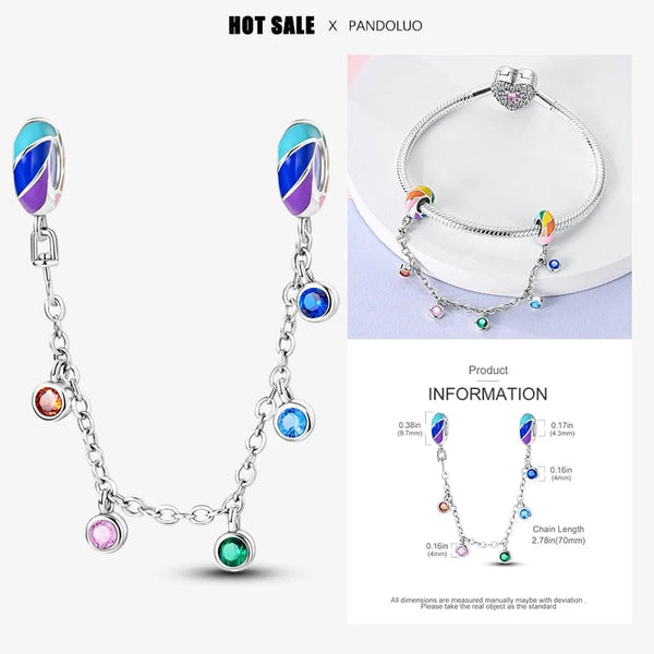 Planet Gates KJC955 2024 New in Hot Sale Original Charm Beads Fit Pandach Bracelet For Women 925 Silver Glow Discoloration Pendant Bead Jewelry Gift