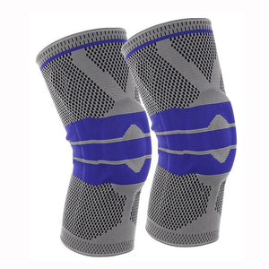 Planet Gates Knee Brace for Men Women Silicone Gel Spring Support Knee Pads Workout Meniscus Tear Joint Pain Relief Knee Compression Sleeve