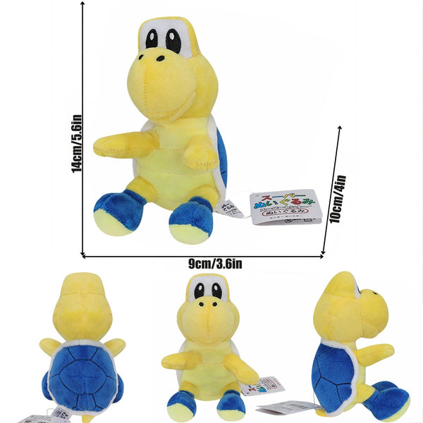 Planet Gates Koopa Troopa B / CHINA / 11cm-30cm New Mario Bros Plush Koopa Troopa Bulrush Chain Chomp Armad Bullet Bill Bob-omb Dry Bones Stuffed Dolls Soft Toys Birthday Gift