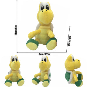 Planet Gates Koopa Troopa I / CHINA / 11cm-30cm New Mario Bros Plush Koopa Troopa Bulrush Chain Chomp Armad Bullet Bill Bob-omb Dry Bones Stuffed Dolls Soft Toys Birthday Gift