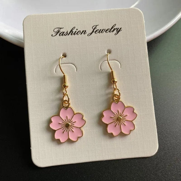 Planet Gates Korean Fashion Flower Pendant Necklace for Girl Women White Yellow Color Trendy Choker Necklace Gift for Summer Wholesale