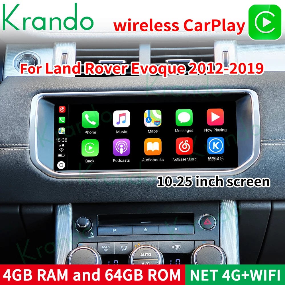 Planet Gates Krando Android Car Radio For Range Rover Land Rover Evoque LRX L538 2012-2018 Autoradio Multimedia Navigation GPS AC Screen