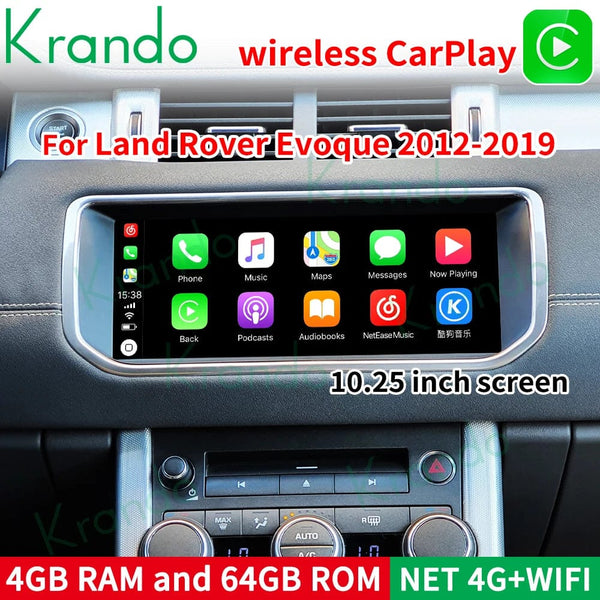 Planet Gates Krando Android Car Radio For Range Rover Land Rover Evoque LRX L538 2012-2018 Autoradio Multimedia Navigation GPS AC Screen