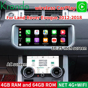 Planet Gates Krando Android Car Radio For Range Rover Land Rover Evoque LRX L538 2012-2018 Autoradio Multimedia Navigation GPS AC Screen