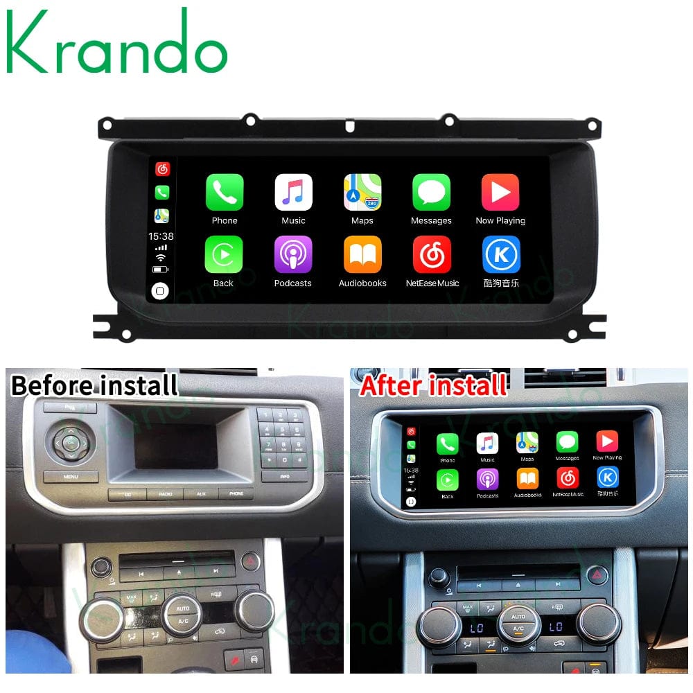 Planet Gates Krando Android Car Radio For Range Rover Land Rover Evoque LRX L538 2012-2018 Autoradio Multimedia Navigation GPS AC Screen