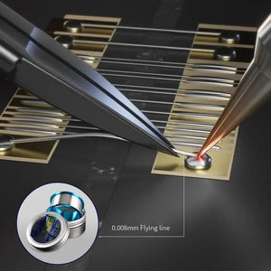 Planet Gates KS-11 MECHANIC KS-11 Hand Polished Jumper Non-magnetic Tweezers 0.008mm Tip Precision Stainless Steel Mobile Phone Repair Manual Tool