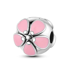 Planet Gates KTC417 Silver Clasp 925 Sterling Silver CZ pave Clip Charms Daisy Beads Stopper Safety Chain fit Original Bangle Bracelet Jewelry Clip