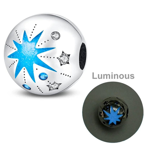 Planet Gates KTC417 Silver Clasp 925 Sterling Silver CZ pave Clip Charms Daisy Beads Stopper Safety Chain fit Original Bangle Bracelet Jewelry Clip