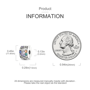 Planet Gates KTC417 Silver Clasp 925 Sterling Silver CZ pave Clip Charms Daisy Beads Stopper Safety Chain fit Original Bangle Bracelet Jewelry Clip