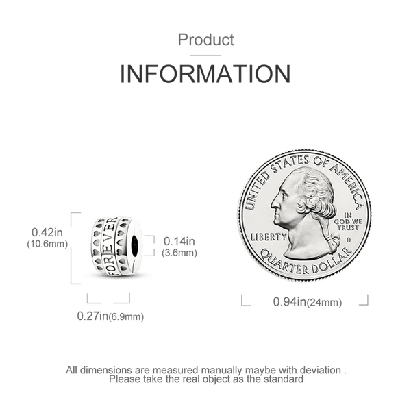 Planet Gates KTC417 Silver Clasp 925 Sterling Silver CZ pave Clip Charms Daisy Beads Stopper Safety Chain fit Original Bangle Bracelet Jewelry Clip