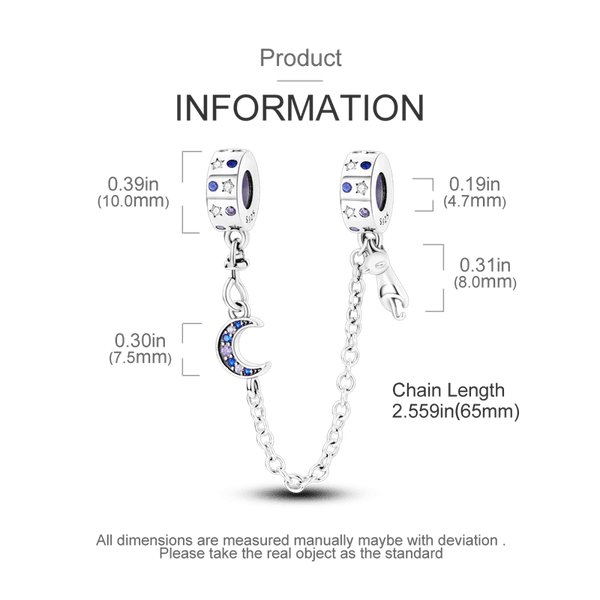 Planet Gates KTC417 Silver Clasp 925 Sterling Silver CZ pave Clip Charms Daisy Beads Stopper Safety Chain fit Original Bangle Bracelet Jewelry Clip