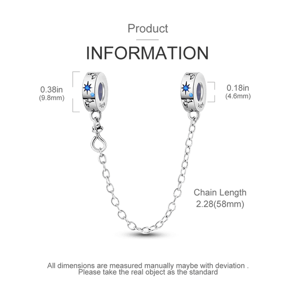 Planet Gates KTC417 Silver Clasp 925 Sterling Silver CZ pave Clip Charms Daisy Beads Stopper Safety Chain fit Original Bangle Bracelet Jewelry Clip