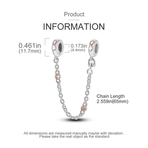 Planet Gates KTC417 Silver Clasp 925 Sterling Silver CZ pave Clip Charms Daisy Beads Stopper Safety Chain fit Original Bangle Bracelet Jewelry Clip