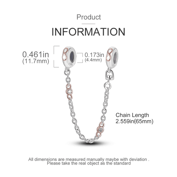 Planet Gates KTC417 Silver Clasp 925 Sterling Silver CZ pave Clip Charms Daisy Beads Stopper Safety Chain fit Original Bangle Bracelet Jewelry Clip