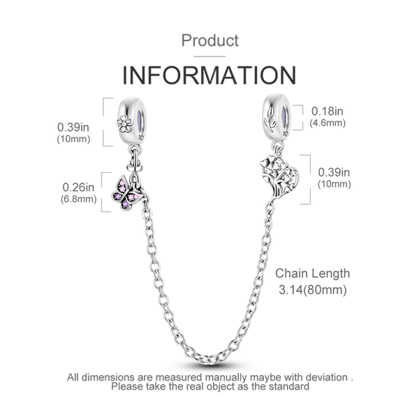 Planet Gates KTC417 Silver Clasp 925 Sterling Silver CZ pave Clip Charms Daisy Beads Stopper Safety Chain fit Original Bangle Bracelet Jewelry Clip