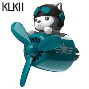 Planet Gates KUKII DOG_GREEN Elevate Your Car's Aroma with this Dog Pilot Air Freshener & Vehicle Accessory!