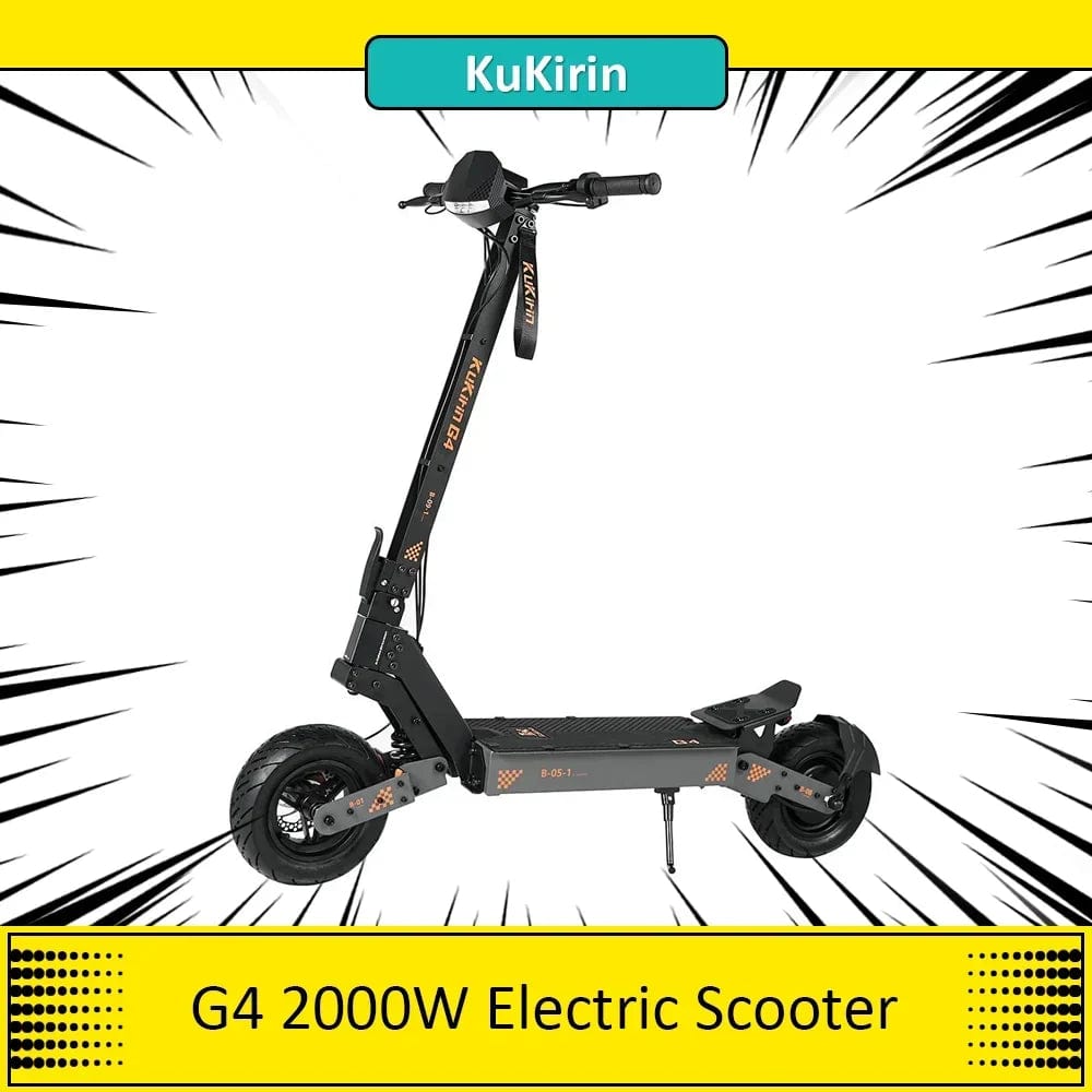 Planet Gates KuKirin G4 KuKirin G4 Electric Scooter with 2000W Motor, 20Ah Battery, 75km Range, 70km/h Max Speed,11" Tire Off-Road Escooter,Cool Light