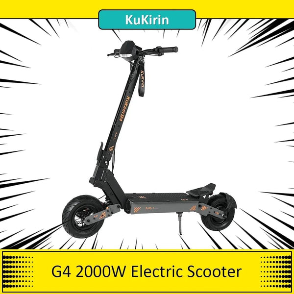Planet Gates KuKirin G4 KuKirin G4 Electric Scooter with 2000W Motor, 20Ah Battery, 75km Range, 70km/h Max Speed,11" Tire Off-Road Escooter,Cool Light
