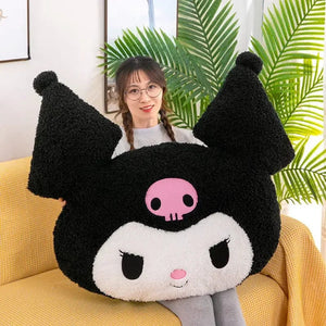 Planet Gates kuromi / 55cm Oversized Kuromi Melody Sanrio Plush Toys Super Soft Plush Pillow Cushion Kwaii Plush Toys Children's Birthday Gifts
