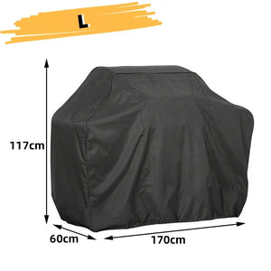 Planet Gates L  117x60x170cm BBQ Cover Outdoor Dust Waterproof Weber Heavy Duty Grill Cover Rain Protective Outdoor Barbecue Cover Round