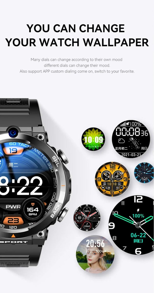 Planet Gates L / black suit 3 4G SIM Card Smart Watch 2024 Android OS 16G ROM GPS Wifi HD Dual Cameras Video Calls Recording Google Play SmartWatch for Men