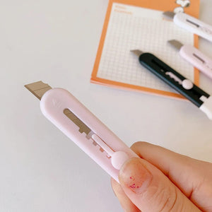 Planet Gates L Cute Mini Art Utility Knife Cartoon Cat Paw Cloud Flower Shape Cutter Express Box Paper Envelope Opener Blade Stationery